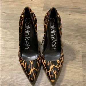 Calvin Klein Leopard Heels